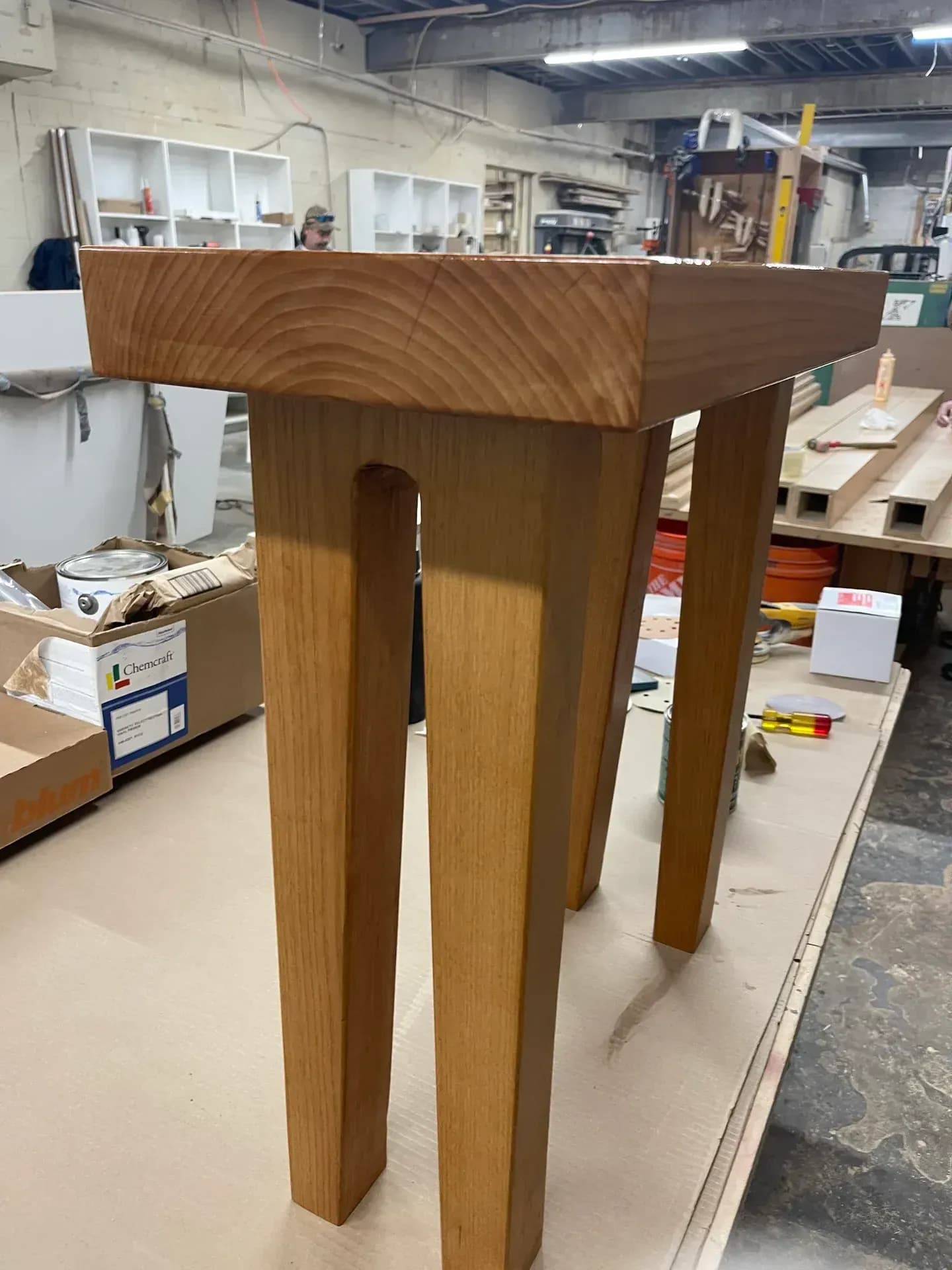 Alder End Table Detail