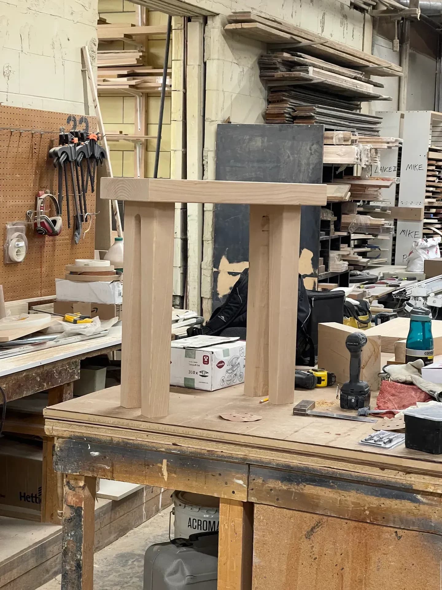 Alder End Table Finishing