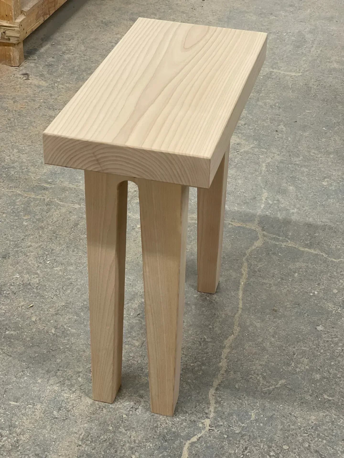 Alder End Table Complete